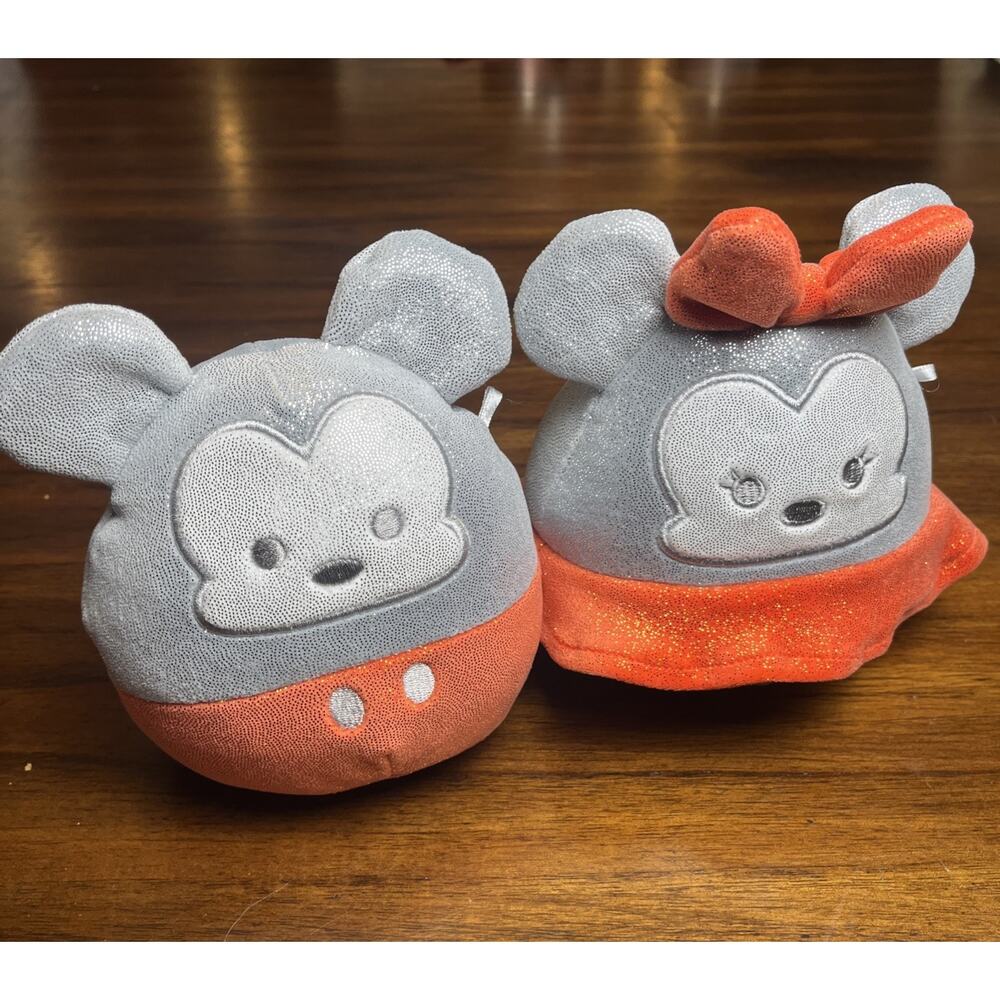 Squishmallow Kellytoy Plush Disney 100 Anniversary Mickey & Minnie Mouse 5" Cute